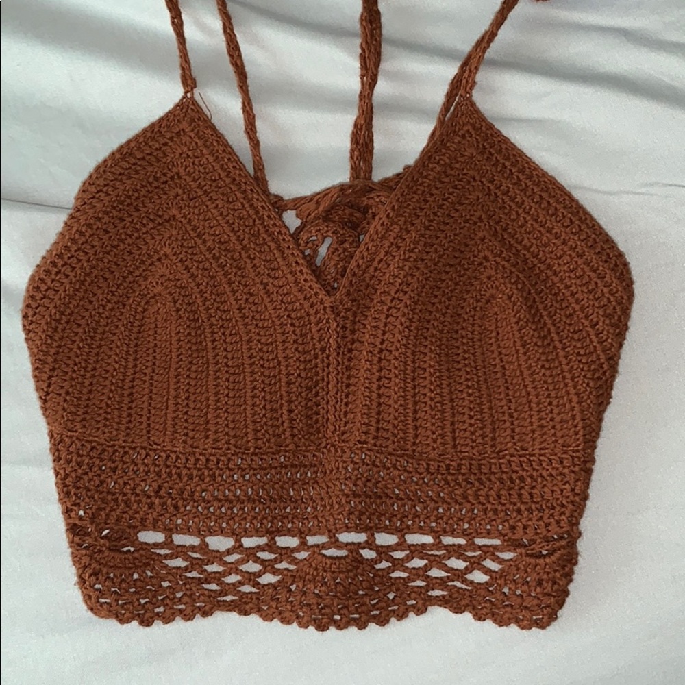 Orange/brown bralette